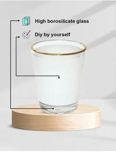 NUEVO Estilo 2023 al por mayor Vasos de chupito de tequila de 1.5oz, Vasos de chupito de whisky tipo bala, Vasos de vidrio con estampado para fiestas estilo americano - Product Image 4