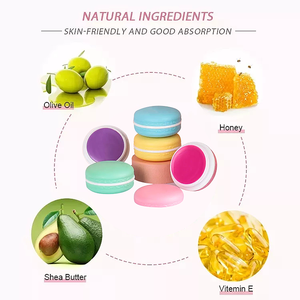 <span class=keywords><strong>Baume</strong></span> à lèvres Kawaii, nouveau, écologique, durable, classique, pour enfants, filles, <span class=keywords><strong>Smacker</strong></span>, fruité, teinté, pailleté, rose, petit, rond, bon marché - Product Image 4