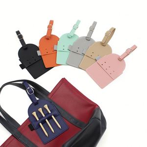 Outdoor Bag Pu Leather Holder With 4 Tee Slots Golf Accessories <b>Gift</b> for Golfer Men Women - Product Image 4