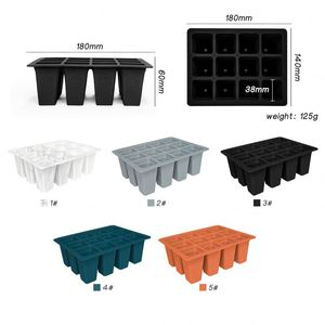 <b>4</b>-hole <b>6</b>-hole 12-hole High-temperature Disinfection Reusable Wear-resistant Silicone Seed Starter Tray - Product Image 5