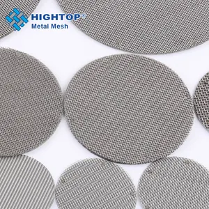 Customized Diffusion Bonded Sintered Stainless Steel Woven Wire Mesh Filter Discs