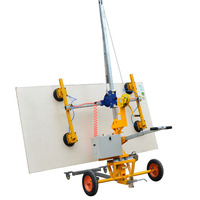 CNRUYI Nouveau Mini Ventouse Manuelle pour Verre 200/400kg, Certifiée CE, Hauteur de Levage 3m, Rotation 360°, Garantie 2 Ans