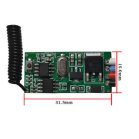 Mini relais sans fil RF 433 MHz DC 3,6 V 5 V 9 V 12 V 24 V, interrupteur universel, micro-récepteur émetteur, utilisation pour LED