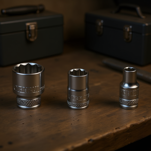 Fervi Polygonal <b>Socket</b> Wrench Normal Series 12mm 10mm 8mm Chrome Vanadium Steel - Product Image 3