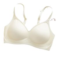 얇은 스타일 젤리 고정컵 노라인 속옷 작은 가슴 모아주는 처짐 방지 와이어프리 여성 브라 얇은 스타일 브라