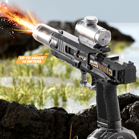 Jouets de tir MILI, pistolet à eau électrique puissant UZI, jouets lumineux, silencieux lumineux, pistolet à eau automatique pour enfants