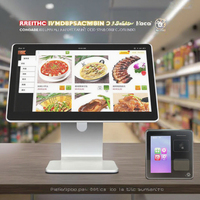 Jepower AHC11 Terminal de point de vente tout-en-un écran unique de 15 pouces imprimante thermique de caisse enregistreuse à écran tactile Android 11 supermarchés