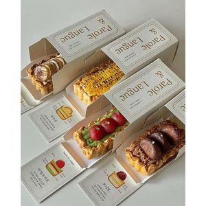 Personalização Completa Descartável Waffle Stick Hot <span class=keywords><strong>Dog</strong></span> Fast <span class=keywords><strong>Food</strong></span> Embalagem Burger Take Away Box - Product Image 3