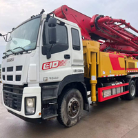 Camion pompe diesel SANY 47m d'occasion à structure durable, Euro 6, débit optimal, prix bas, meilleure offre, fonctionnement efficace