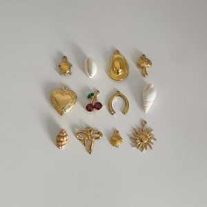 Collier pendentif DIY en forme de fer à cheval, bottes, thème vacances, bord de mer, dopamine, premium, nœud, accessoires transfrontaliers, composants coquillage - Product Image 4