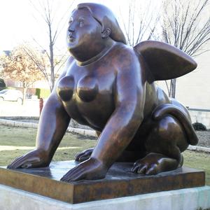D & Z famoso artista Design di grandi dimensioni soldati grassi <span class=keywords><strong>Botero</strong></span> scultura in vendita - Product Image 6