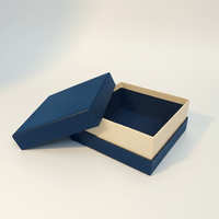 Caja de Almacenamiento de Joyas de Dos Piezas, Diseño Profesional, Marca de Autoridad, Refinada, Elaborada en Estudio, Estilo Arquitectónico, Tipo Ataúd