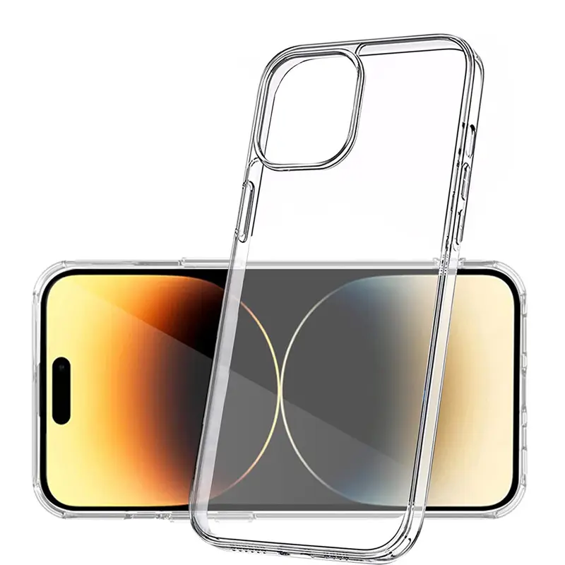 Cheap Wholesale Kit Screen Protector Tpu Transparent Clear Phone Case For iPhone 12 13 14 Mini X XS Max XR 8 7 Plus 5 SE