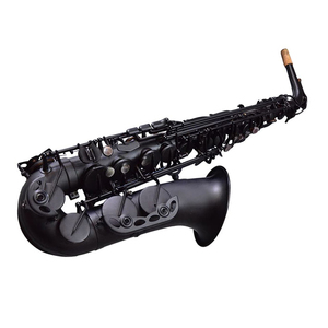 <span class=keywords><strong>Saxophone</strong></span> HUAYUN en laiton de haute qualité, Eb <span class=keywords><strong>Alto</strong></span>, noir mat, boutons nacre, style <span class=keywords><strong>Selmer</strong></span> 54 touches, directement du fabricant, pour bar - Product Image 1