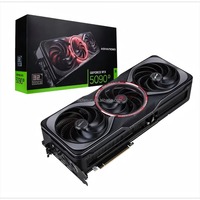 Kartu Grafis Putih Berkinerja Tinggi IGame RTX 5090 D Vulcan W OC 32GB GDDR7 Fan, AI Rendering Warna-warni untuk Gaming Desktop Baru