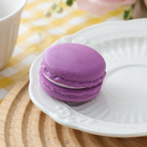 Mainan Pereda Stres, Simulasi Kue Macaron Mini yang Cepat Melompat, Mainan Roti Isi yang Menyenangkan untuk Diperas dan Tersenyum, Perlengkapan Pajangan - Product Image 4