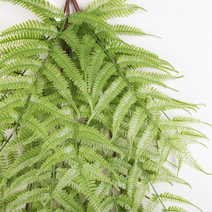 Hiedra Artificial Qihao para Colgar en la Pared, Hojas Verdes para Decoración del Hogar, Diseño de Follaje Moderno, Pieza Única, Planta Artificial de Plástico para Interiores - Product Image 3