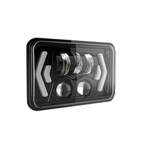Phare à led pour voiture, voiture, camion, véhicule tout-terrain, phare carré, haute qualité, 12v, 45w, 4x6, bon marché