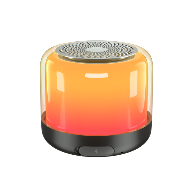 Waterproof Portable Bluetooth 5.3 Speaker RGB Color Light 360° Surround Sound Mini Wireless Speaker for Outdoor Party