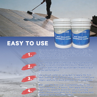 Peinture isolante liquide blanche de qualité professionnelle AJIELIAN, antirouille, imperméable, revêtement de toiture pour chambre et cuisine