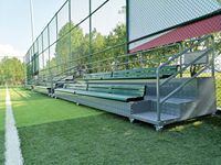 Système de sièges modulaires préfabriqués pour tribunes de stades extérieurs et conteneurs de sièges de tribunes