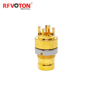 Suministro de fábrica 1,6-5,6 hembra Jack Bulkhead 1,6/5,6 L9 para Flex <span class=keywords><strong>Pcb</strong></span> Cable Edge Rf Conector coaxial Convertidor Connecteur (RF) - Product Image 1