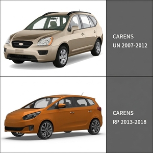 PC Acrylic Smoke Window Rain Guards for <strong>Kia</strong> <strong>Carens</strong> 2013-2021 Slim Style Door Visors Wind Deflectors - Product Image 3