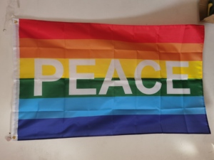 ธงสีรุ้ง LGBTQ ไพรด์ ทำจากโพลีเอสเตอร์ 100% พร้อมห่วงตาไก่และแถบผ้าแคนวาส - Product Image 6