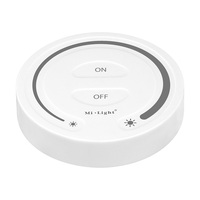 FUT087 Miboxer Milight Blanc Noir, Technologie de Transmission Sans Fil Tactile à Intensité Variable, Luminosité Monocouleur Réglable à Distance