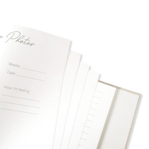 Journal de grossesse personnalisé, planificateur mensuel, souvenir, journal de maternité prénatale, couverture rigide, cadeau, 100 feuilles, histoire de maman et de bébé, souvenir - Product Image 3