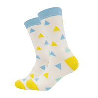 Chaussettes personnalisées de haute qualité en coton jacquard pour femmes, chaussettes habillées colorées, chaussettes amusantes et originales pour hommes