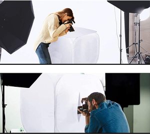Photo Studio Shooting Tent <span class=keywords><strong>Light</strong></span> Cube Hộp Mềm Khuếch Tán Với 4 Màu Nền Để Chụp Ảnh Sản Phẩm - Product Image 5