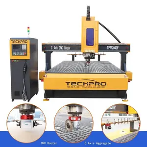 High end C axis CNC wood router machine with PTP table for furniture cabinet drilling and milling machine