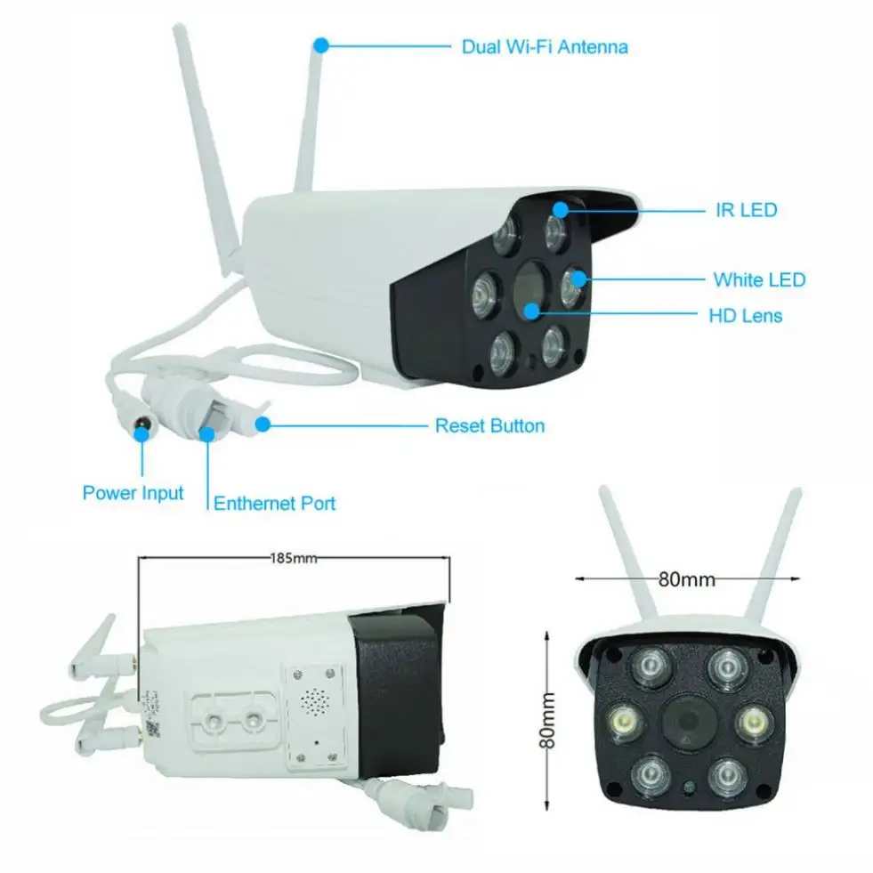 Robot Keamanan Rumah Cloud 1080P, Kamera Pelacakan Otomatis Cerdas, Kamera CCTV Wifi Nirkabel, Kamera Pengawas