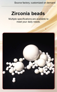 ลูกปัดเซรามิกเซอร์โคเนีย65% ความบริสุทธิ์สูงลูกบดสำหรับเคลือบและทาสีอุตสาหกรรม - Product Image 4