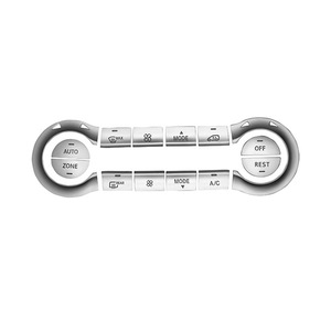 Decorative Sticker For Mercedes-Benz A45 CLA45 GLA45 B260 Center Console Air Conditioning Buttons <b>Matte</b> <b>Varnishing</b> Self-adhesive - Product Image 1
