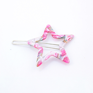 De moda de <span class=keywords><strong>rana</strong></span> hebilla mujeres pelo clip pelo acrílico accesorios Pasador para adultos - Product Image 2