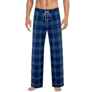 Nuovi pantaloni da <span class=keywords><strong>uomo</strong></span> in puro <span class=keywords><strong>cotone</strong></span> a quadri pantaloni da Yoga a gamba dritta per la personalizzazione dei pantaloni Casual da casa - Product Image 3