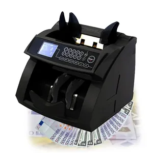 Máquina de contagem de dinheiro para notas e notas 2024, contador de dinheiro