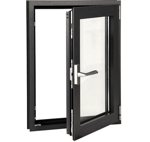 Phổ biến hiện đại Thiết kế Swing phong cách nhiệt Hợp kim nhôm cách âm cửa sổ kính cho nhà tùy chỉnh đề nghị - Product Image 1