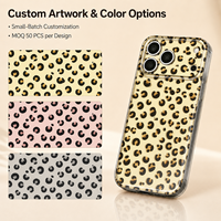 Coque antichoc en TPU+TPE à motif personnalisé imprimé en couleur pour iPhone 18 (Air/Pro/Pro Max) – Anti-traces de doigts