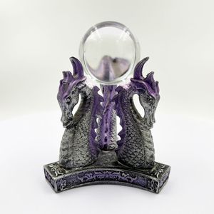 Base de Cristal con Cabeza de Dragón Creativa, Pintada a Mano, Artesanía de Resina, Decoración para el Hogar, Escritorio, Grifo - Product Image 5