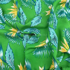100% rayon/viscose fabric printed 85-120gsm 32x32 68x68 China supplier manufacturer custom printed rayon fabric for women cloth