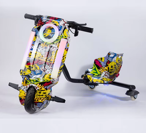 <span class=keywords><strong>Patinete</strong></span> eléctrico personalizable de tamaño grande de 8 pulgadas para <span class=keywords><strong>niños</strong></span>, <span class=keywords><strong>patinete</strong></span> eléctrico de tres ruedas, juguete Drift Kart de 250W - Product Image 3