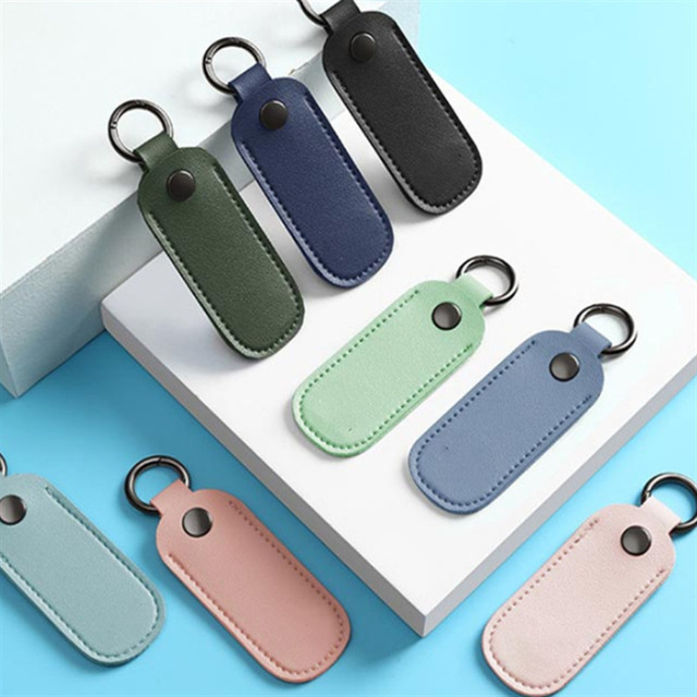 Hot Sale Protective Cover Digital Accessories U Disk Pouch USB Flash Drive Memory Stick Case Storage Carrying Bag with Keychain