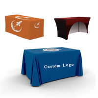 Housse de table personnalisée imprimée en plusieurs couleurs, 4 pieds, 6 pieds, 8 pieds, nappe de haute qualité avec impression colorée