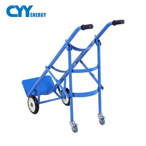 Yüksek kaliteli oksijen azot Argon gazı tüpü arabası silindir arabası - Product Image 6
