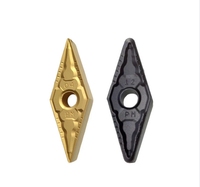 Inserto de Corte Cilíndrico para Torno, Cuchilla de Diamante de 35 Grados, VNMG160404-TC ZCC.CT para Proceso de Torneado