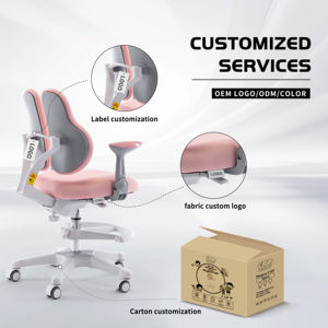 <span class=keywords><strong>Chaise</strong></span> d'apprentissage ergonomique à hauteur réglable pour enfants, pour la maison, l'école et les études, avec roulettes à verrouillage par gravité et accoudoirs rotatifs OEM - Product Image 6