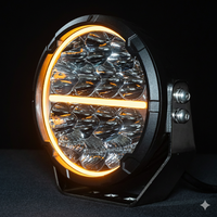 Projecteurs LED 4x4 super lumineux, étanches IP68, 6,5'' 7 pouces 200W pour Hilux Prado FJ Land Cruiser Safari Trucks